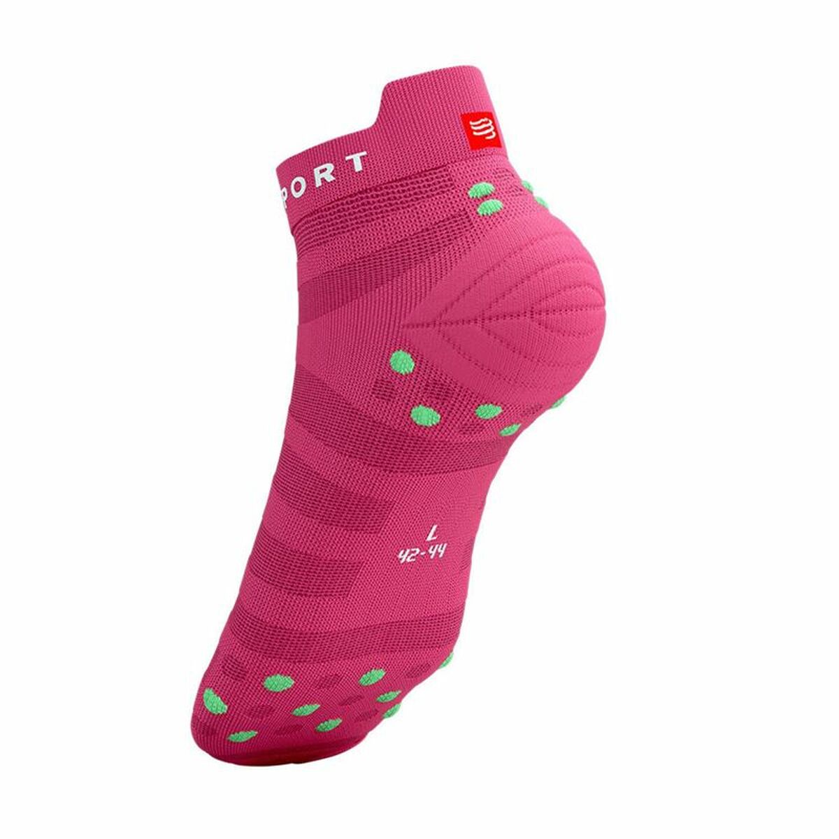 Compressport Pro Racing Sports Socks Dark Pink-2