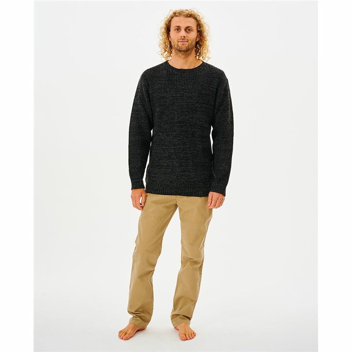 Hooded Men's Rip Curl Tide Hoodie Black-2