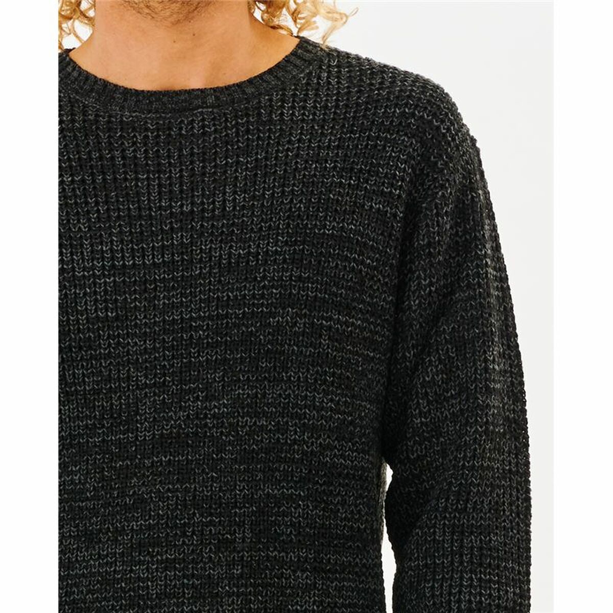 Hooded Men's Rip Curl Tide Hoodie Black-3