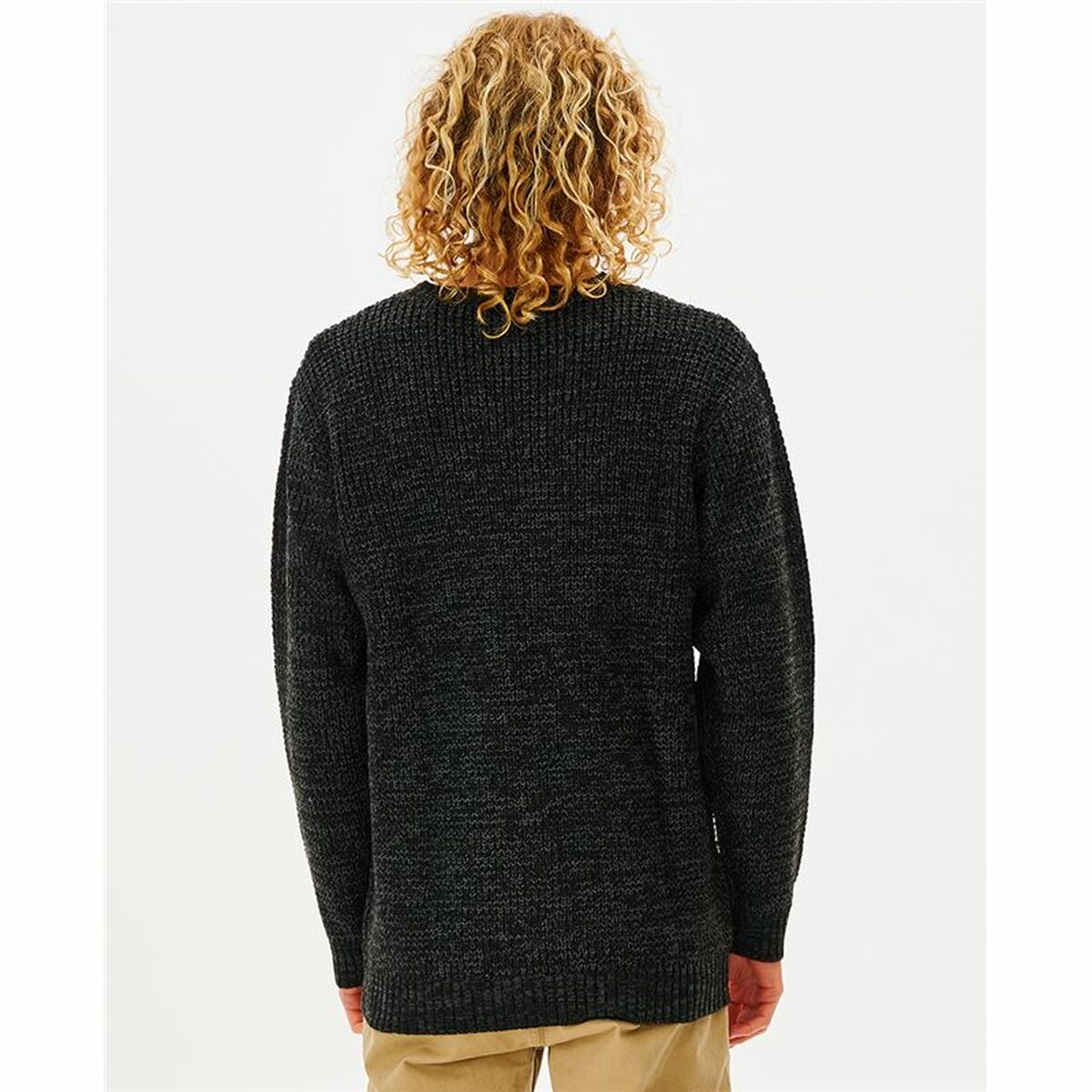 Hooded Men's Rip Curl Tide Hoodie Black-4
