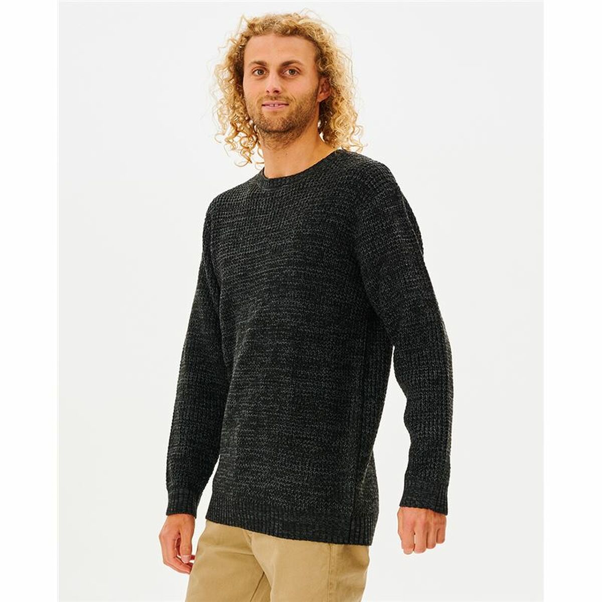 Hooded Men's Rip Curl Tide Hoodie Black-5