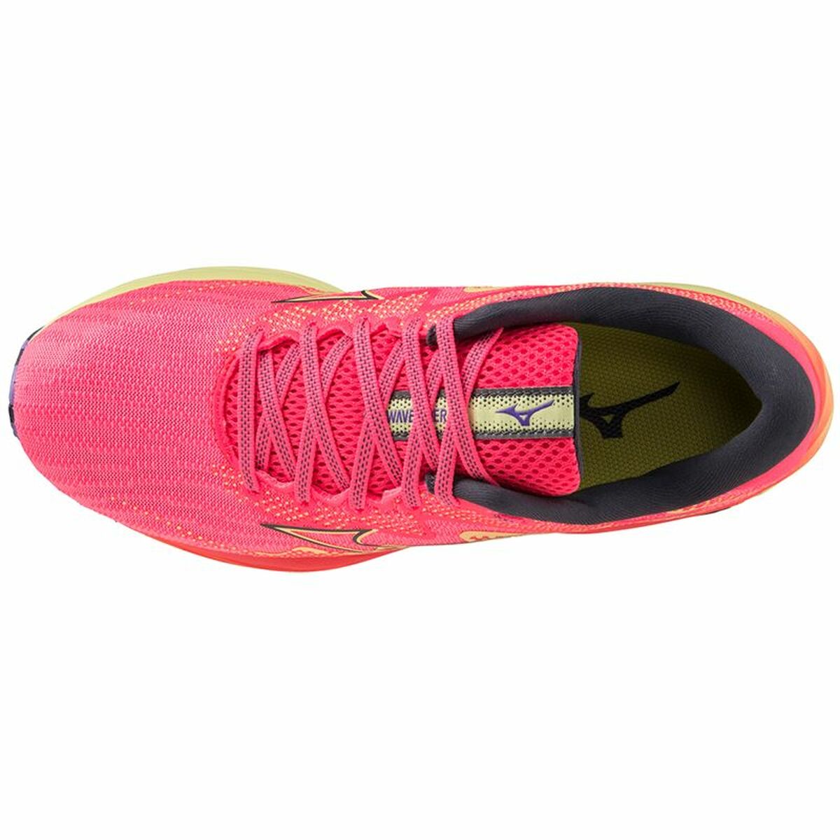 Adult Running Sneakers Mizuno Wave Rider 27 Pink-4