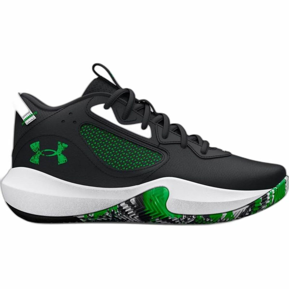 Баскетбольные кроссовки для взрослых Under Armour Gs Lockdown Чёрный-2