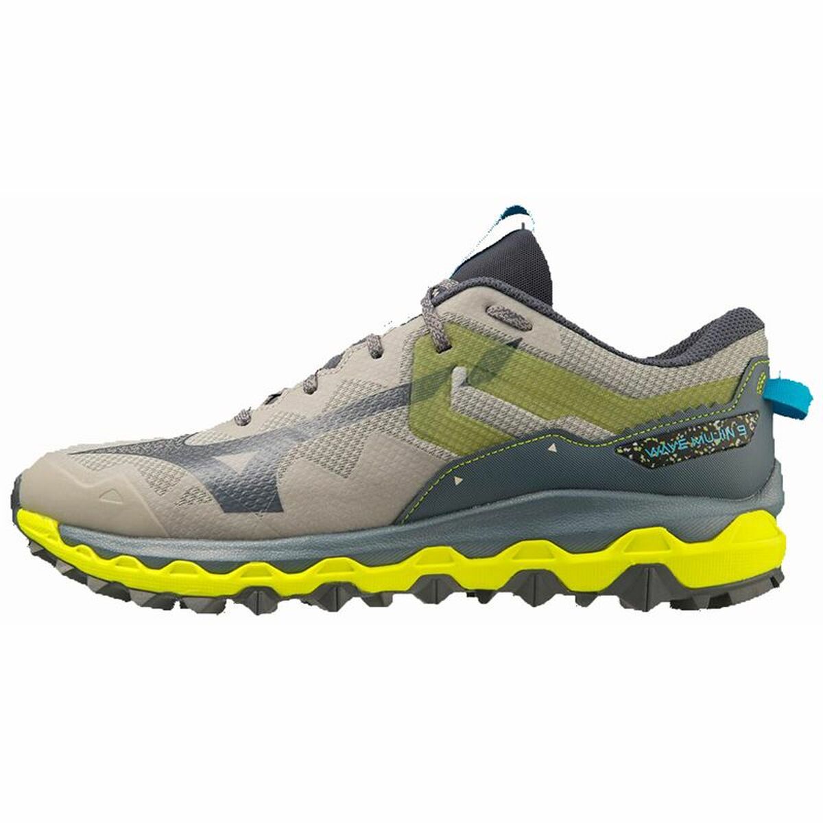 Men's sports sneakers Mizuno Wave Mujin 9 Yellow-5