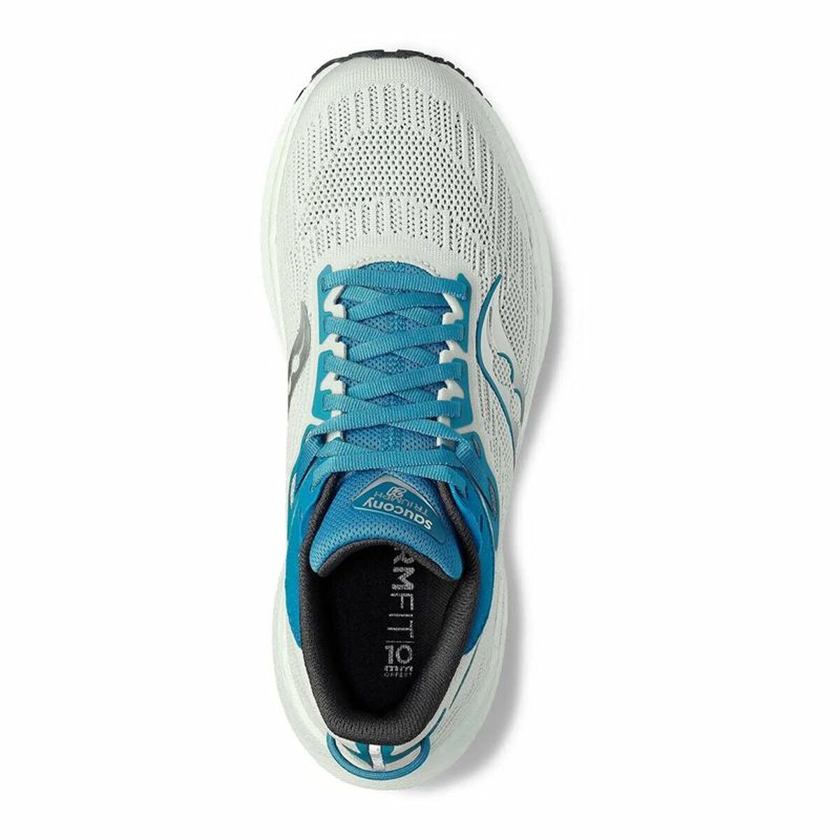 Saucony Triumph 21 Adult Running Shoes Blue White-3