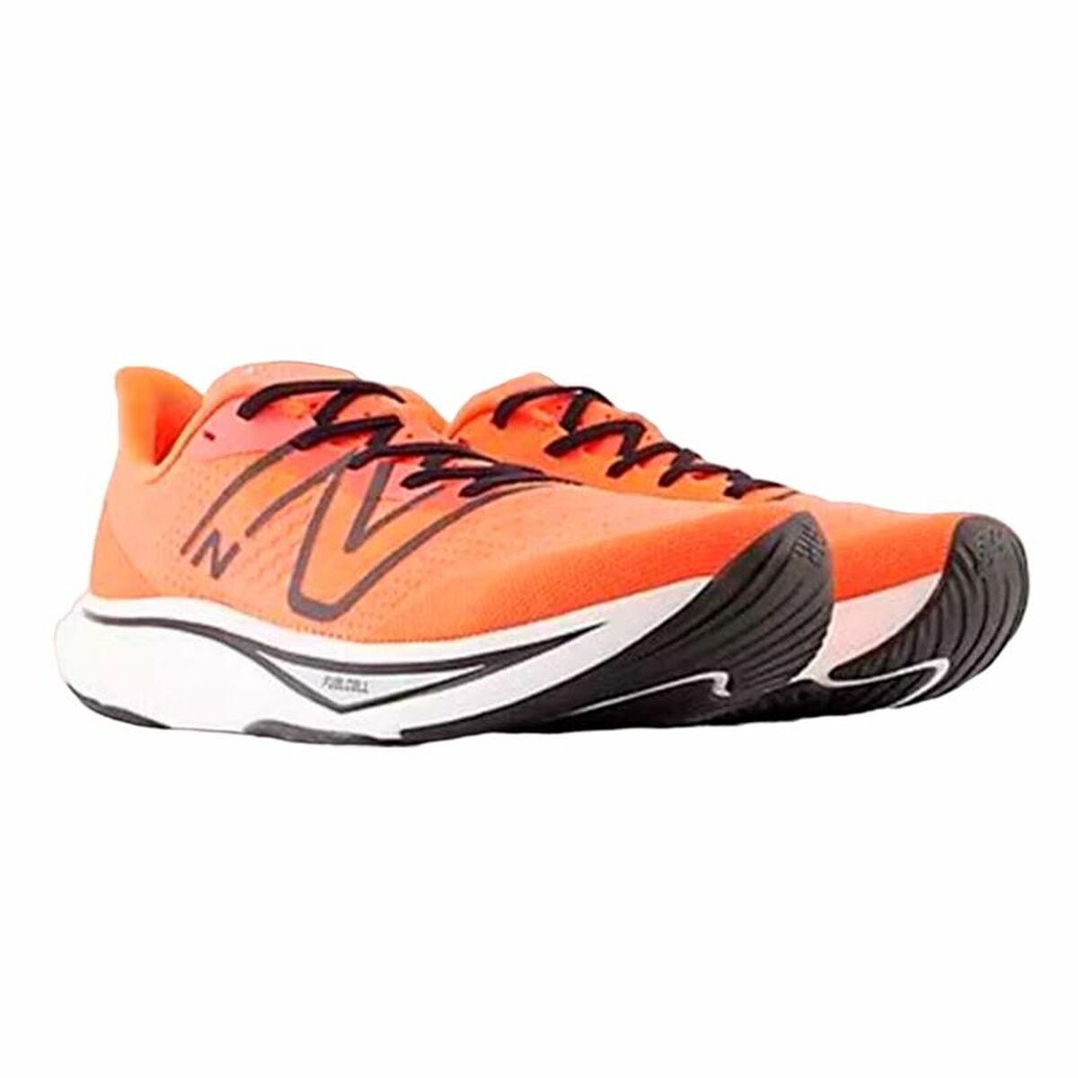 Sapatilhas de corrida para adultos Nova Balança FuelCell Rebel Laranja Masculino-5