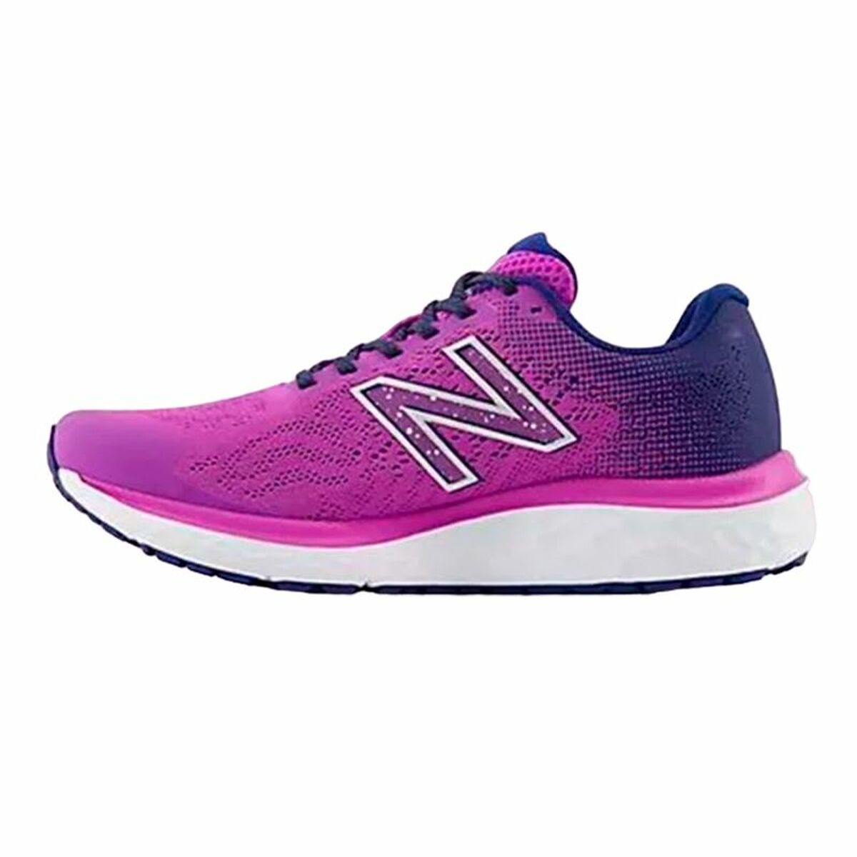 Adult Running Sneakers New Balance Fresh Foam 680v7 Purple Woman-2