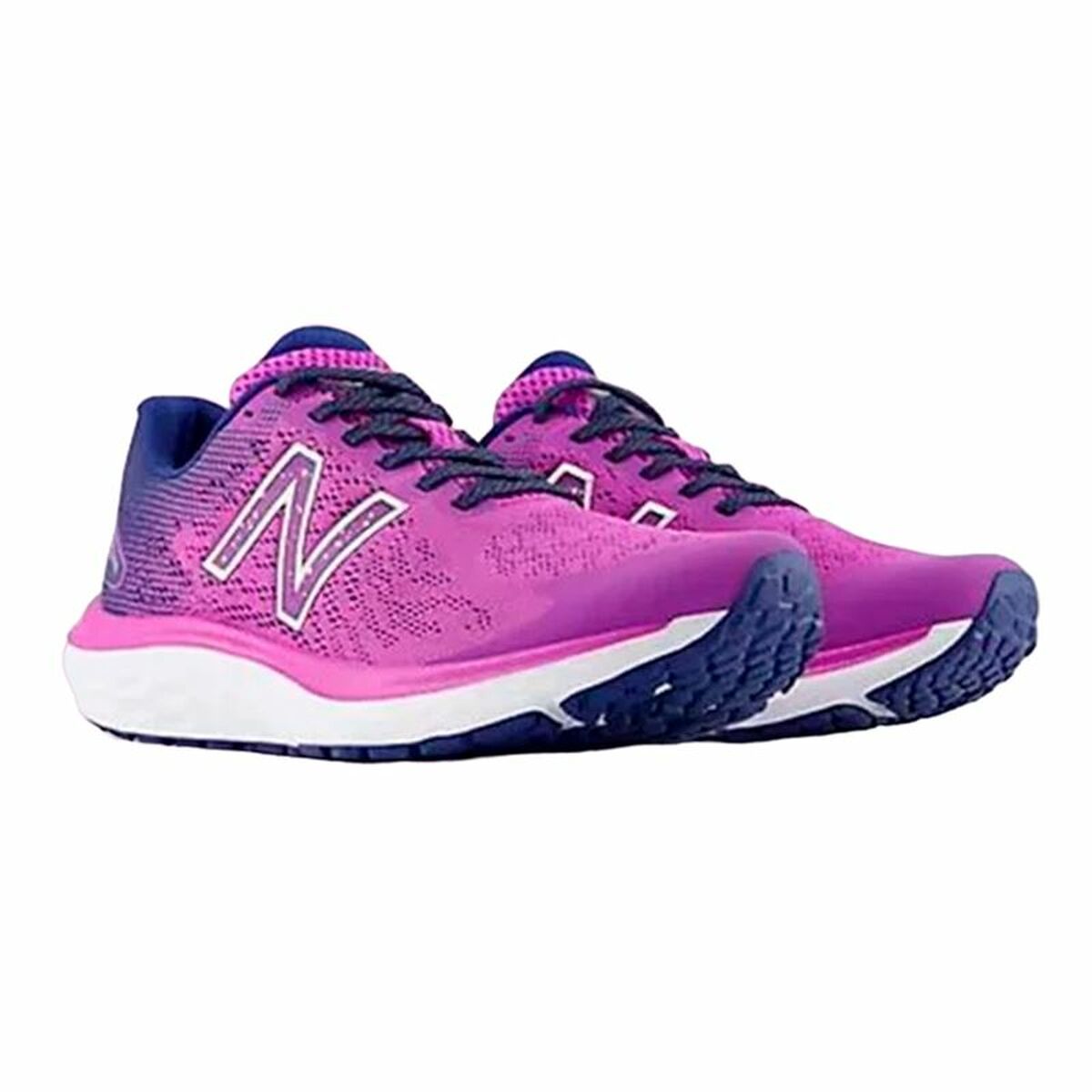 Adult Running Sneakers New Balance Fresh Foam 680v7 Purple Woman-5