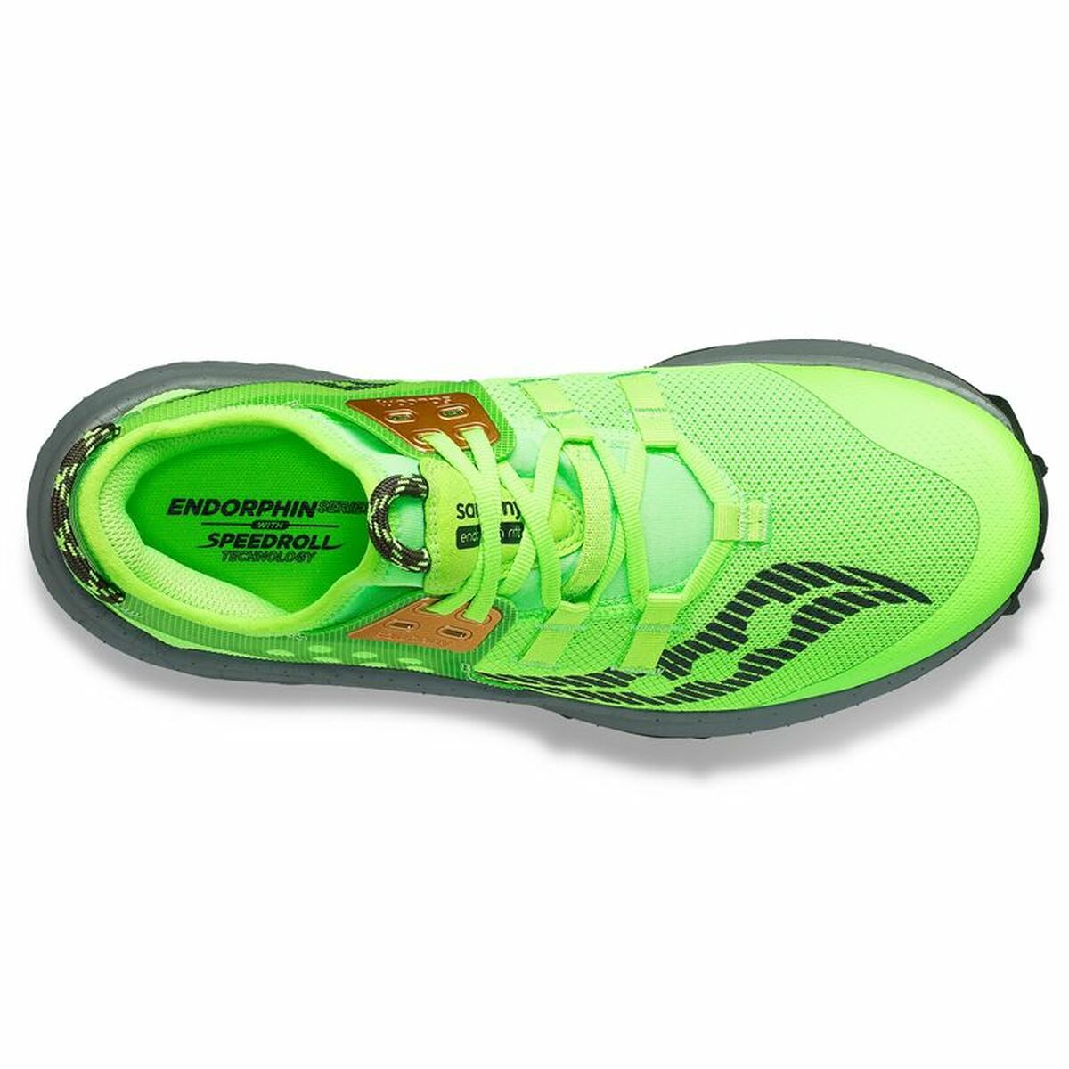 Saucony Wave Daichi Men's Sports Sneakers 7 Lime Green-3