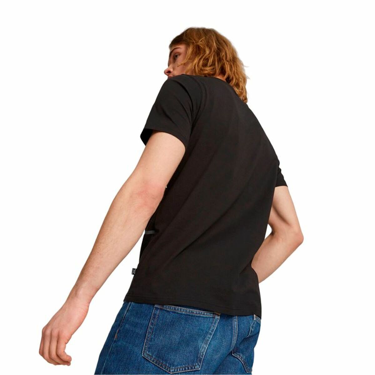 Футболка с коротким рукавом мужская Puma Graphics Big Чёрный-4