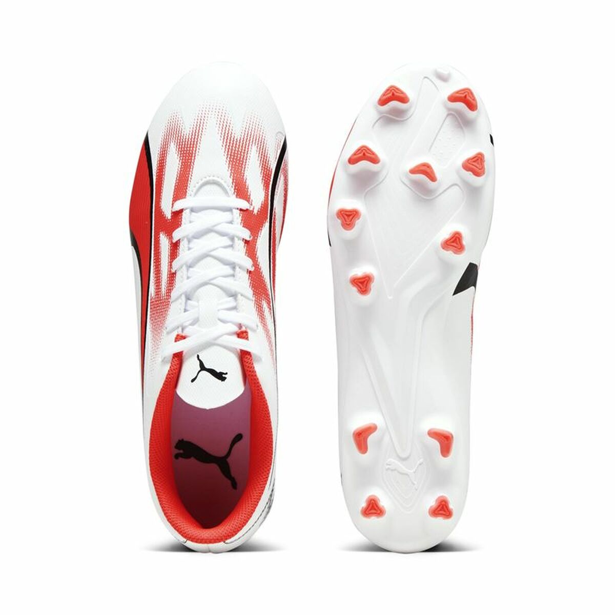 Взрослые футбольные бутсы Puma Ultra Play FG/AG Белый Красный-4