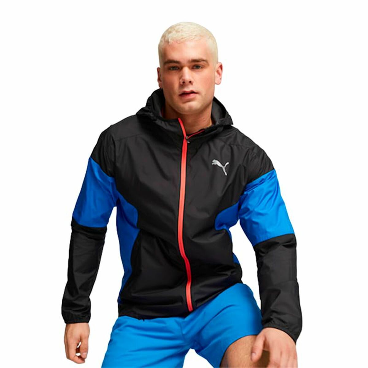 Мужская спортивная куртка Puma Lightweightck Чёрный-4