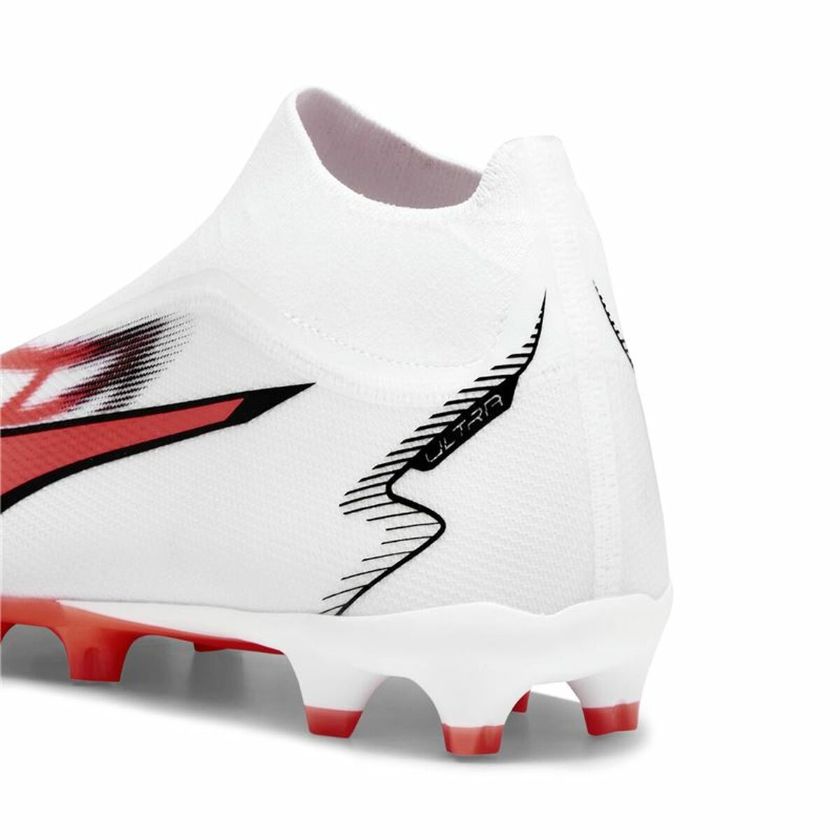 Взрослые футбольные бутсы Puma Ultra Match+ Ll Fg/A  Белый Красный-2