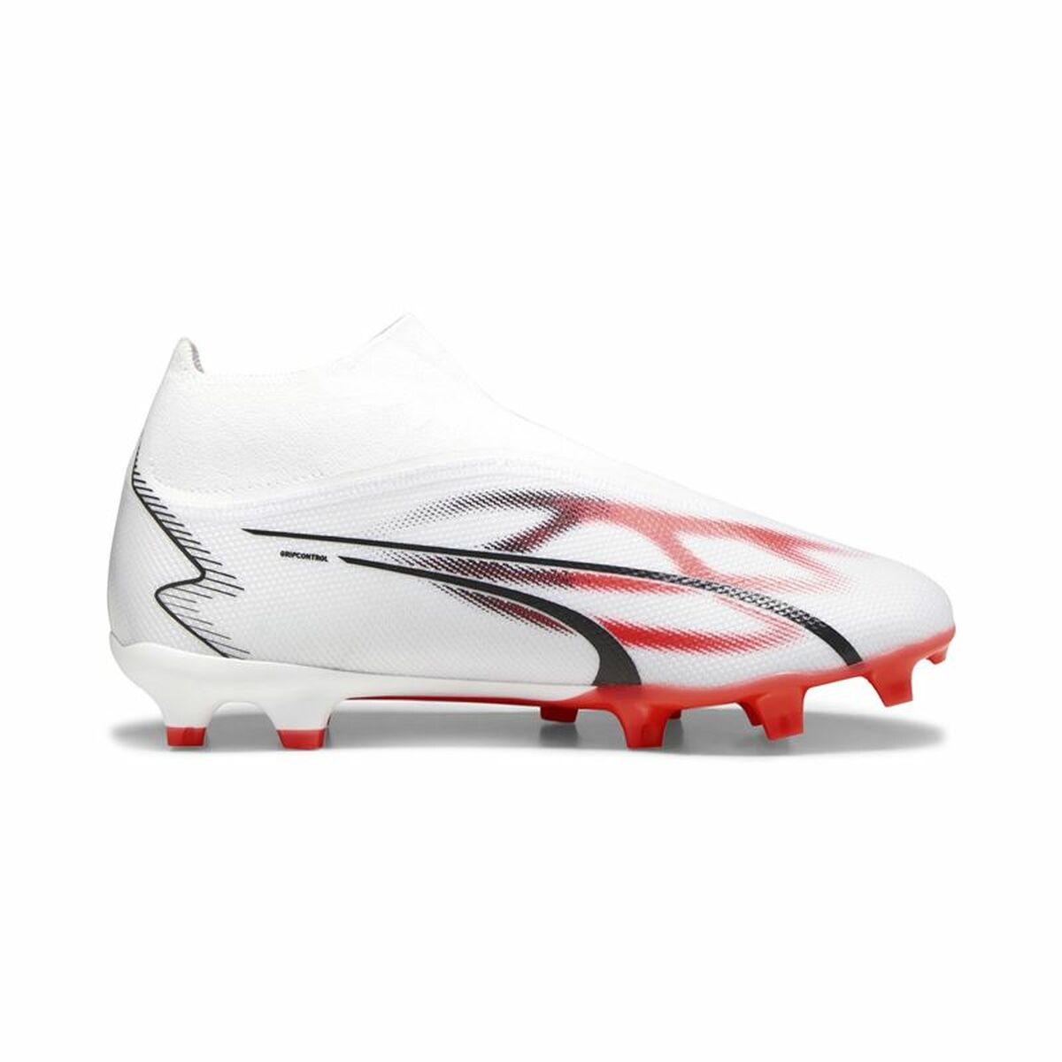 Взрослые футбольные бутсы Puma Ultra Match+ Ll Fg/A  Белый Красный-5
