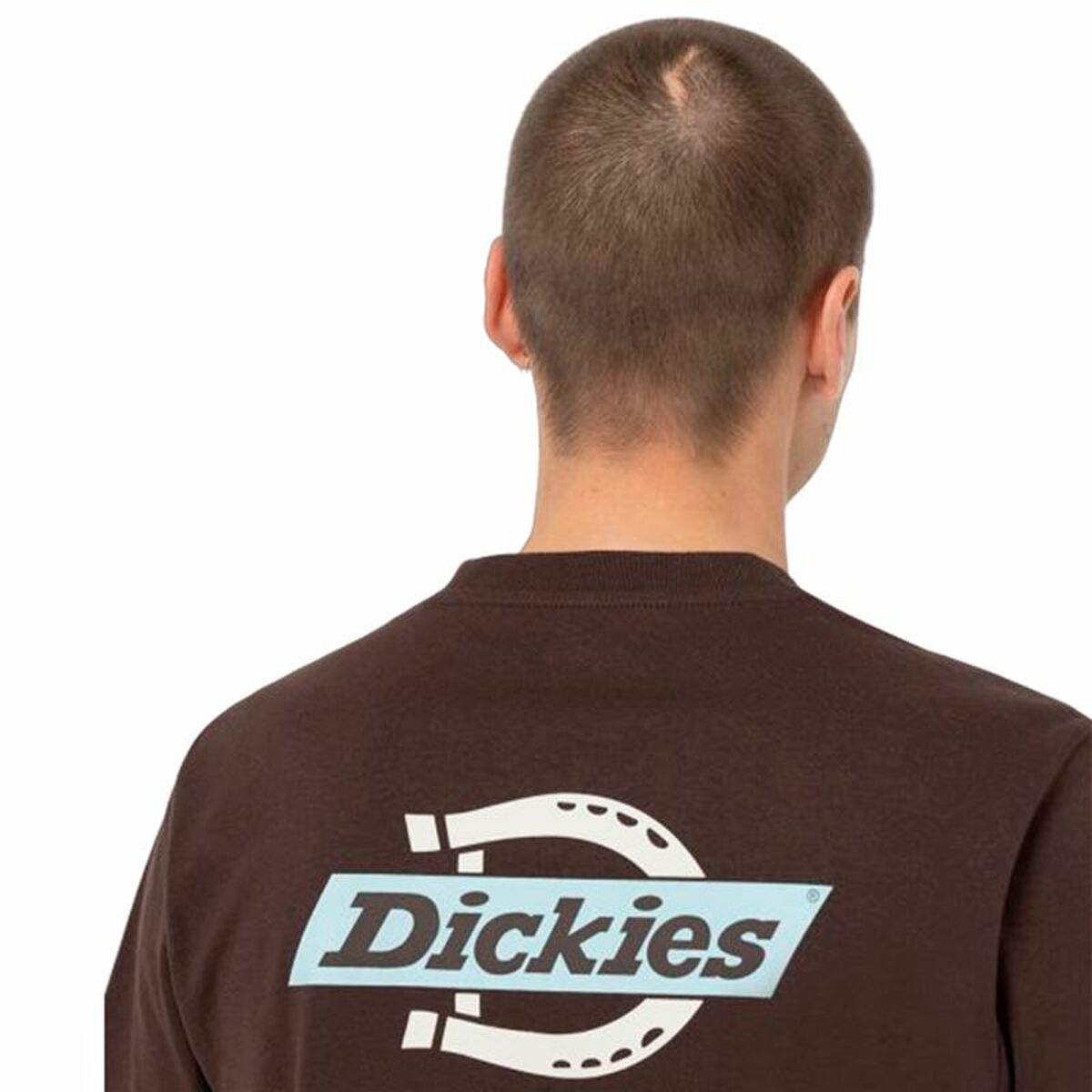 Футболка с коротким рукавом мужская Dickies Ss Ruston Коричневый-2