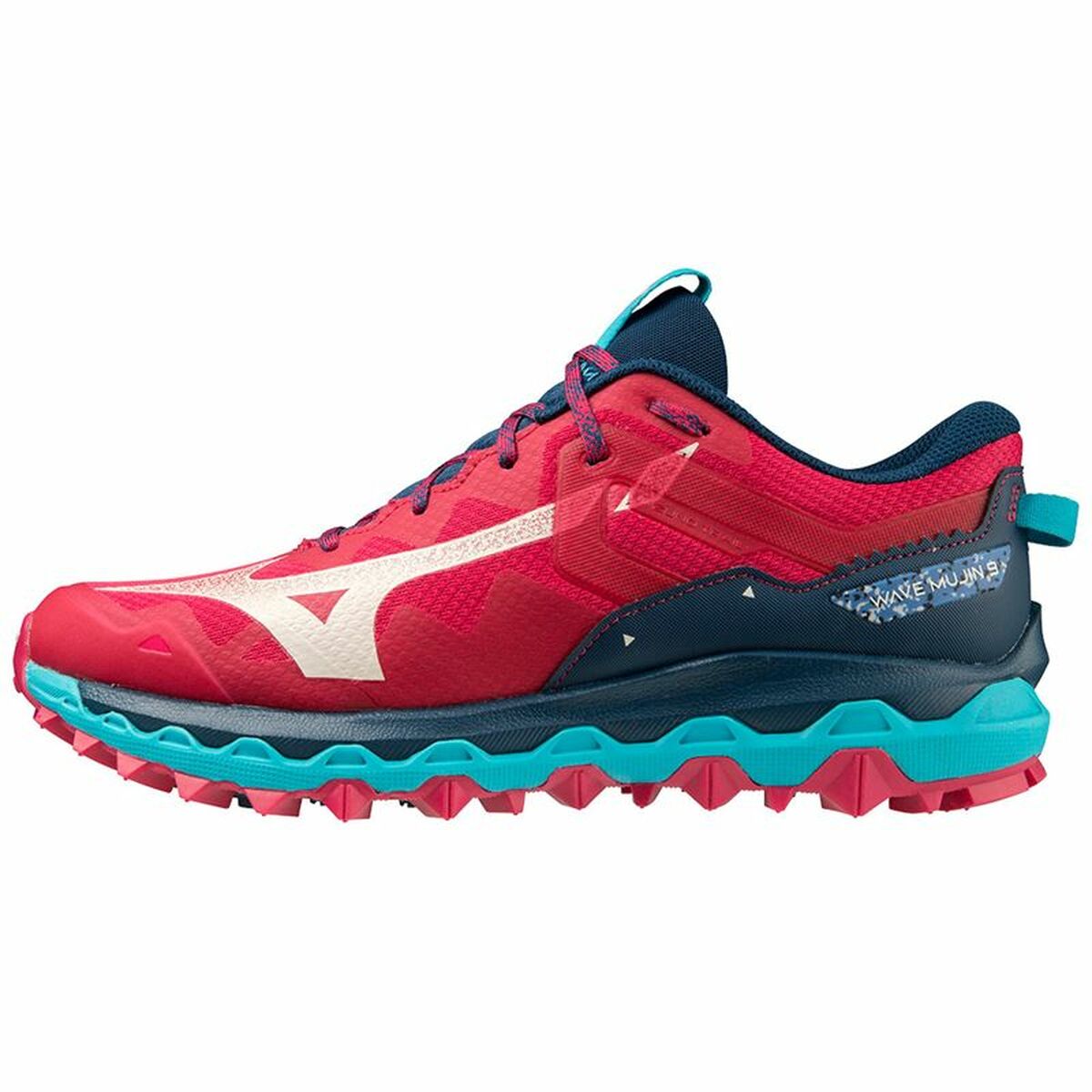 Mizuno Wave Mujin 9 Women's Sports Sneakers Red-5