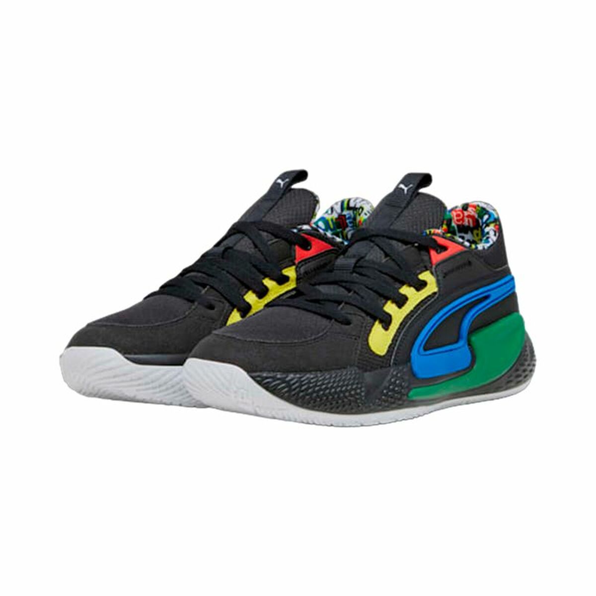 Баскетбольные кроссовки для взрослых Puma  Court Rider Chaos Чёрный-4