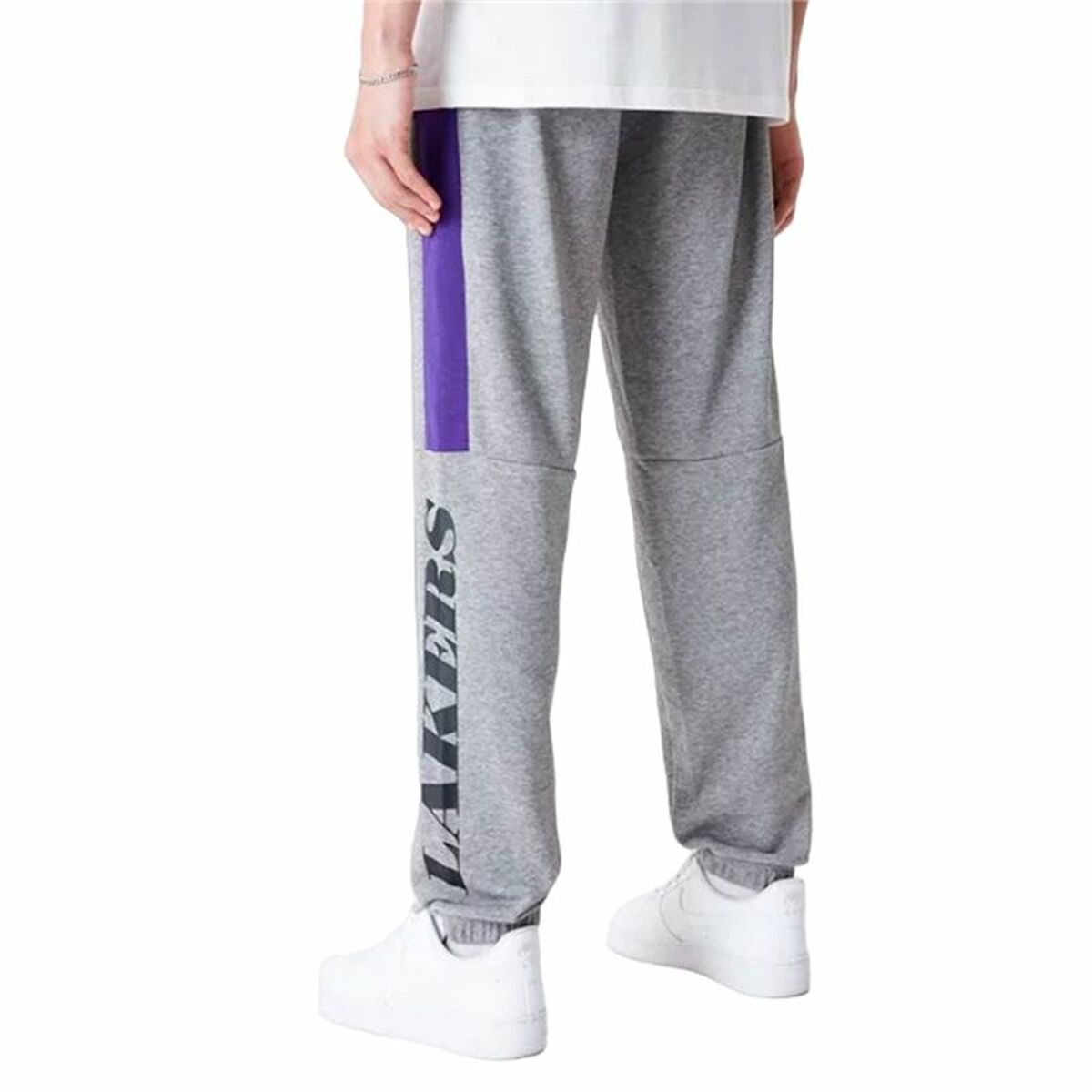 New Era NBA LA Lakers Gray Men's Pants-6
