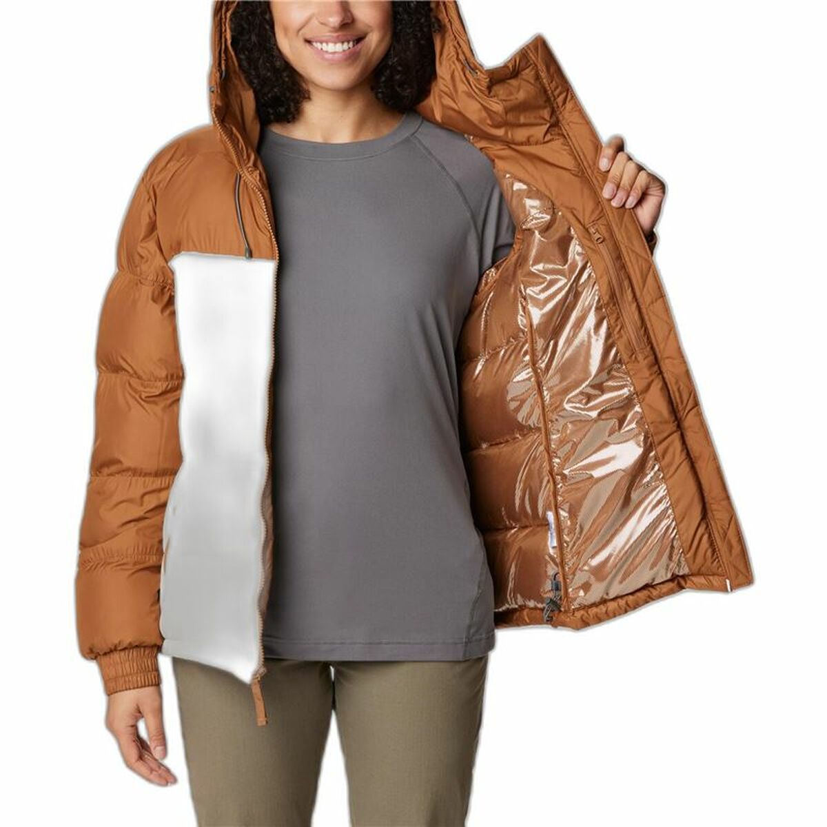 Columbia Pike Lake ™ II Insulated Women's Sports Jacket Brown-4