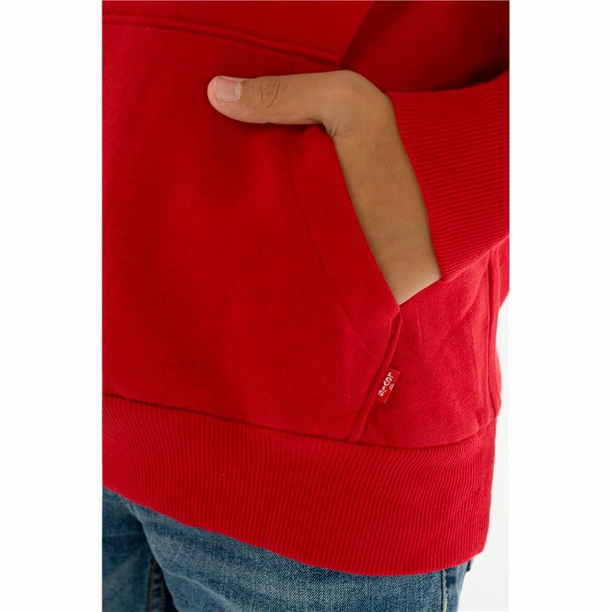Levi's Batwing Screenprint Baby Sweatshirt Red-2