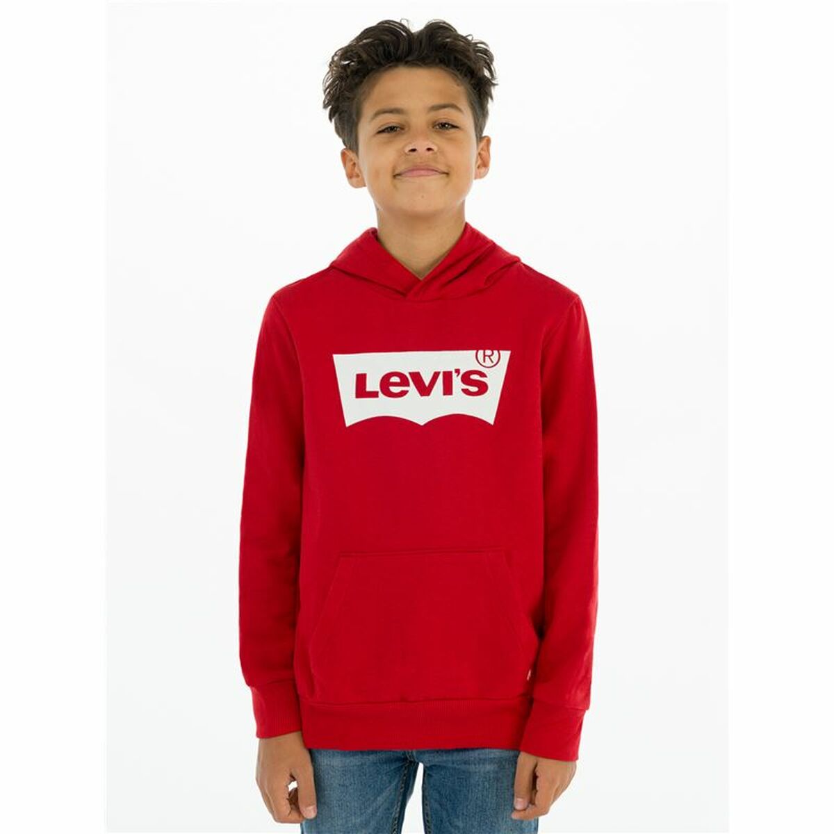 Levi's Batwing Screenprint Baby Sweatshirt Red-6