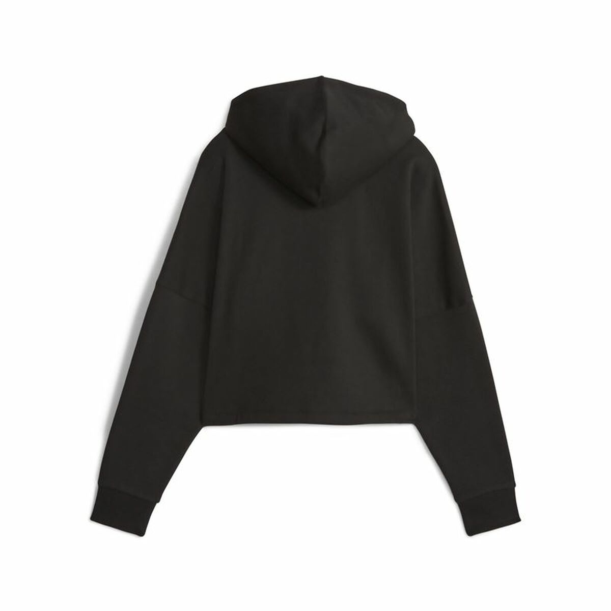 Puma Ess Logo Croppedo Children's Sweatshirt Black-2