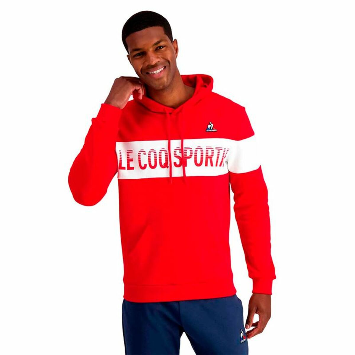 Unisex hoodie Le coq sportif Bah N ° 1 Red-3