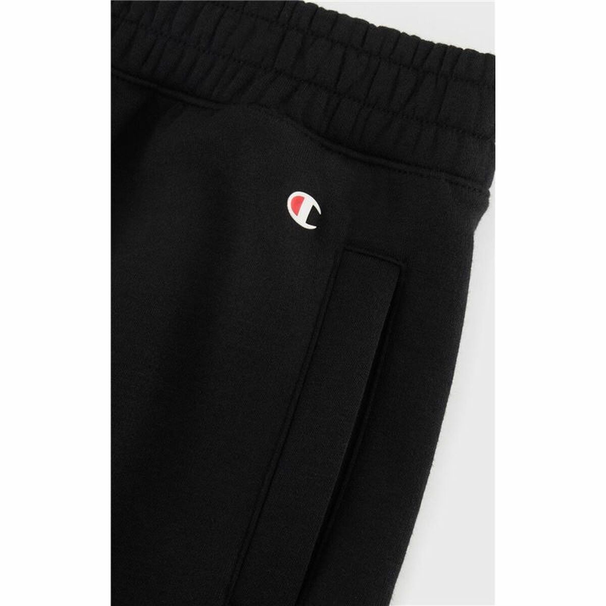 Champion Elastic Cuff Legacy Long Sweatpants Black Woman-2