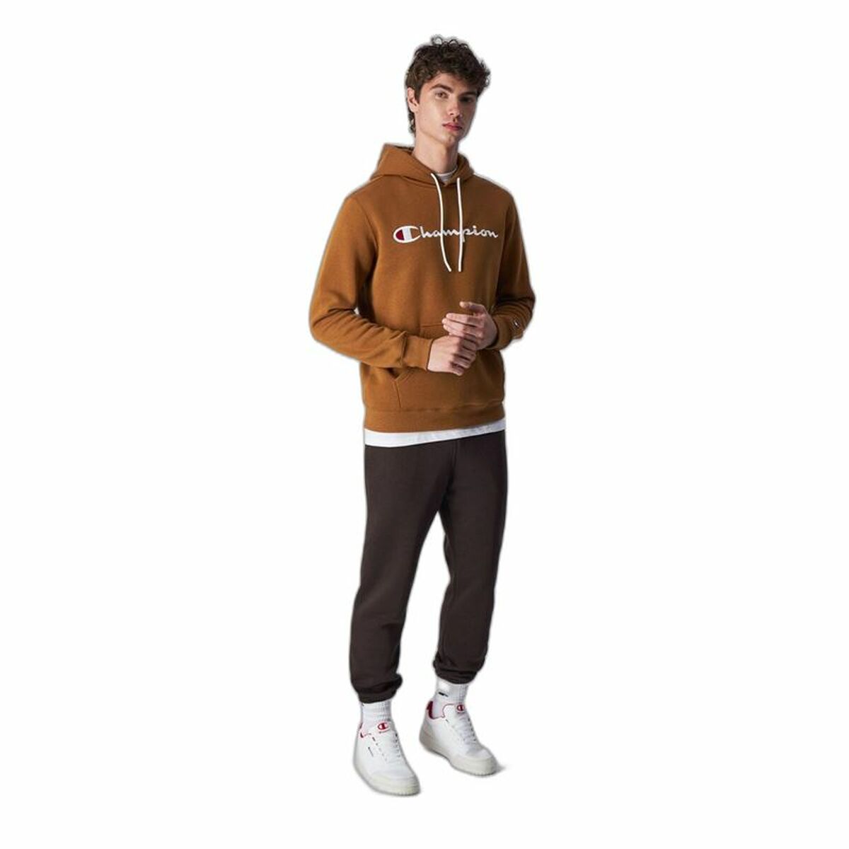 Hoodie Men's Champion Legacy Ochre-5