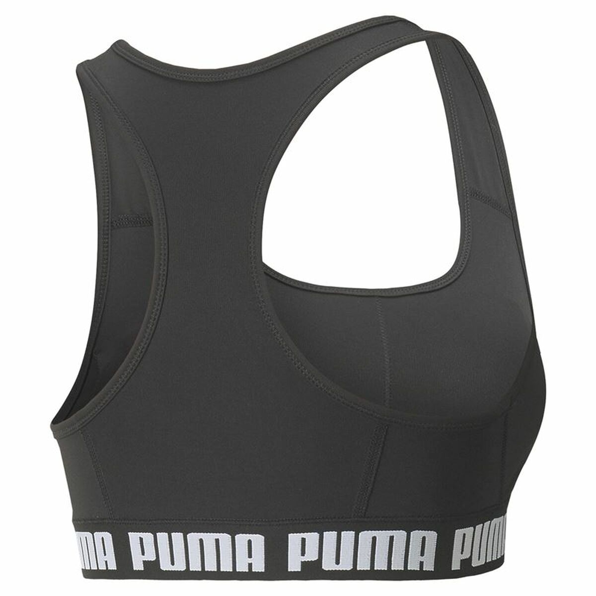 Спортивный бюстгальтер Puma Mid Impact Puma Stro Чёрный-5