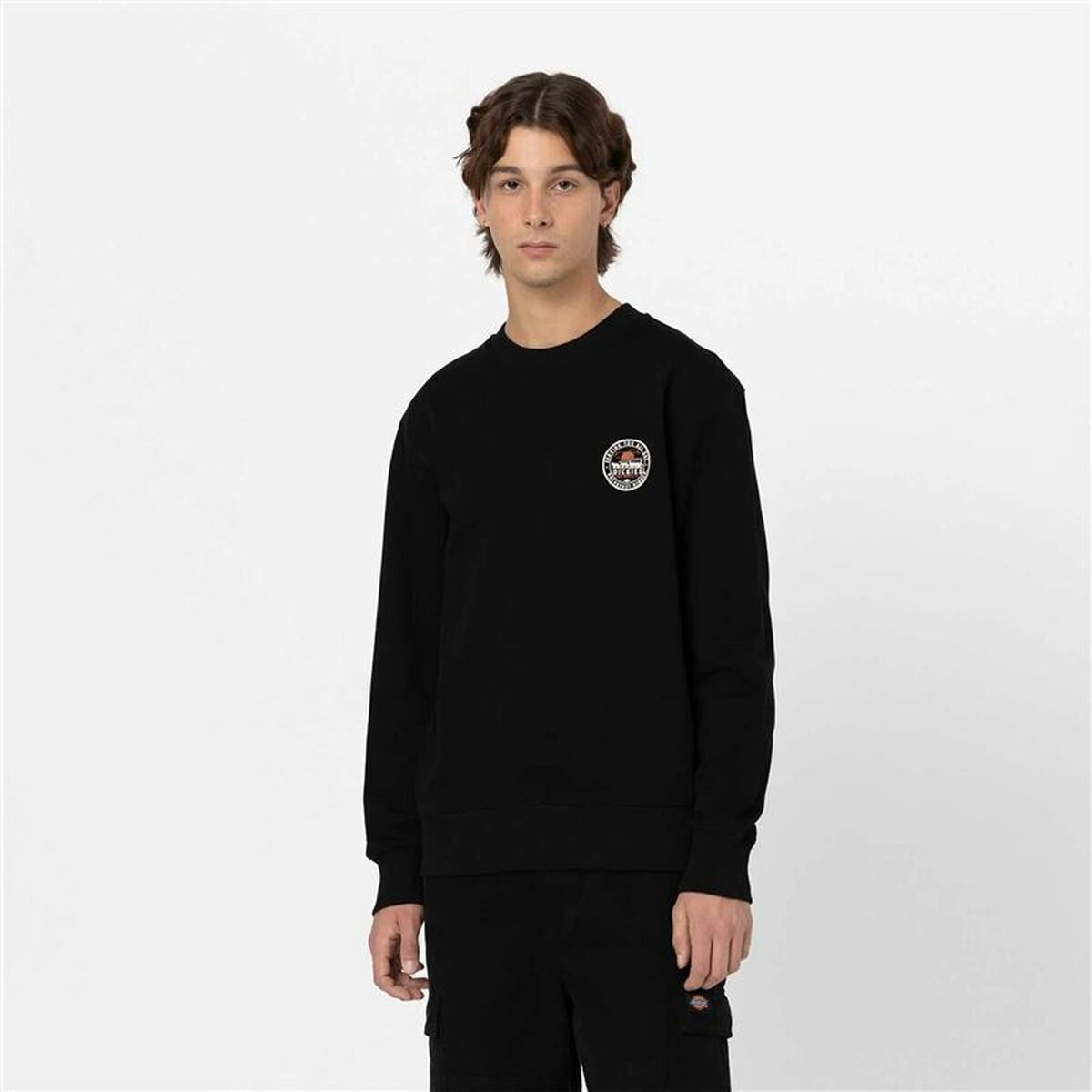 Men's Dickies Greensburg Hooded Sweatshirt Black-5