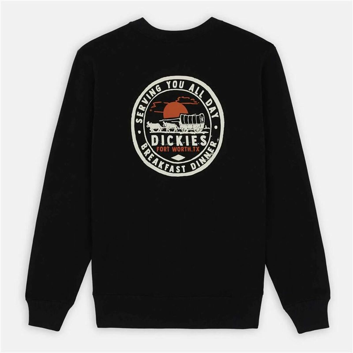 Men's Dickies Greensburg Hooded Sweatshirt Black-6