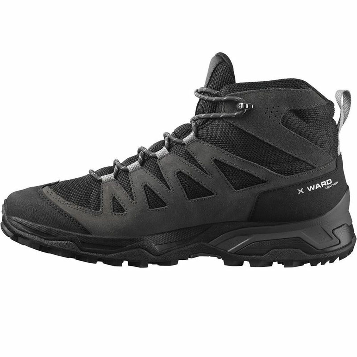 Salomon X Ward Leather Mid Gore-Tex Mountain Boots Black-5
