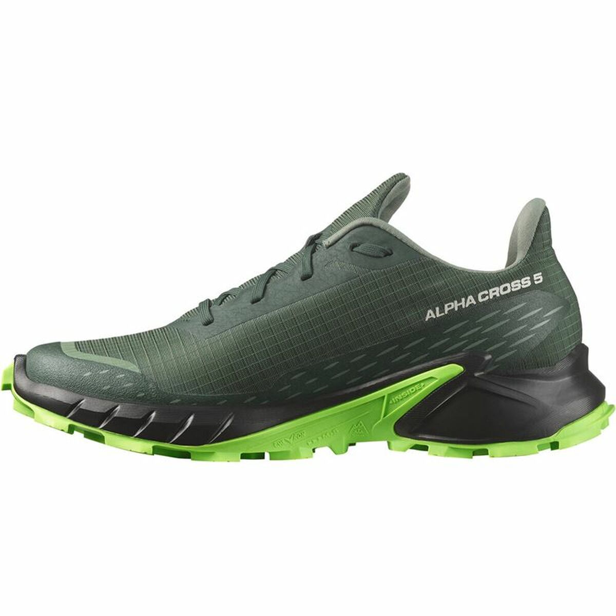 Salomon Alphacross 5 Men's Sports Sneakers Green-4