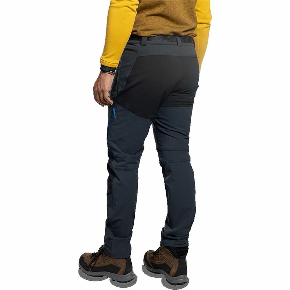 Ұзын спорттық шалбар Trangoworld Rovek Dr Сұр Қара көк-3