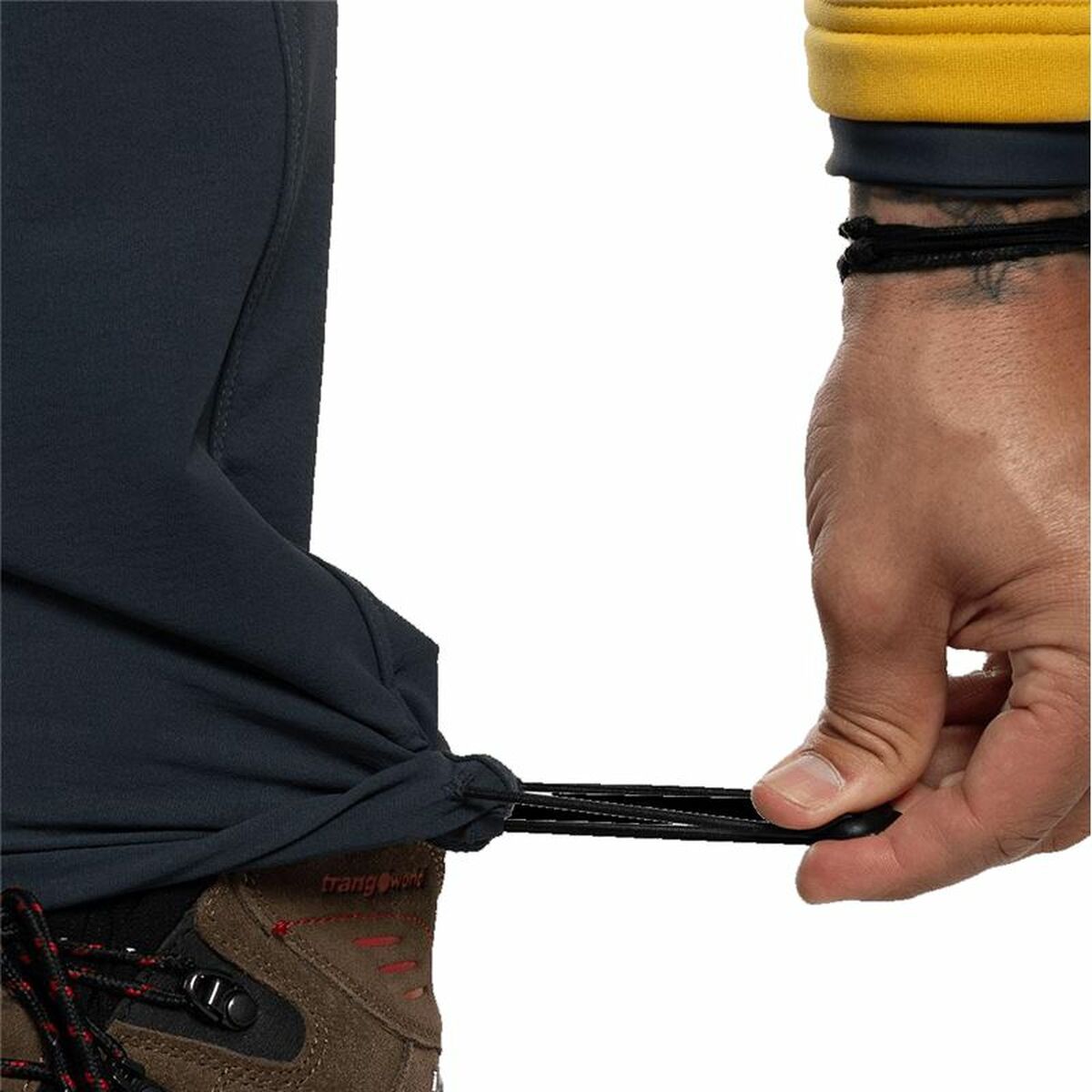 Ұзын спорттық шалбар Trangoworld Rovek Dr Сұр Қара көк-5