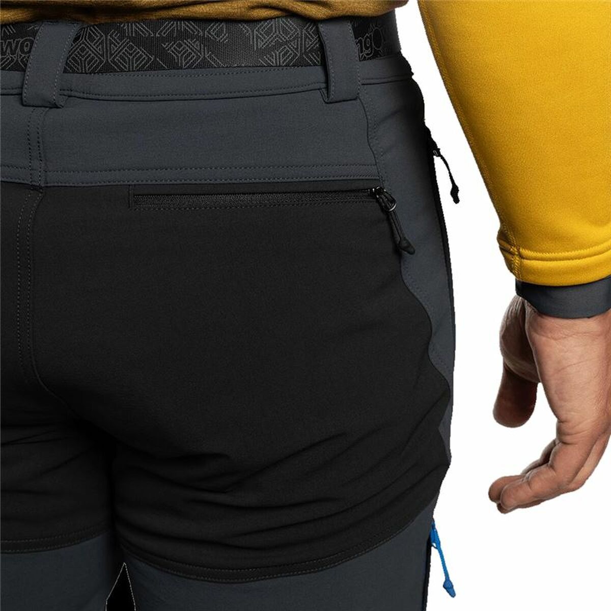 Ұзын спорттық шалбар Trangoworld Rovek Dr Сұр Қара көк-7