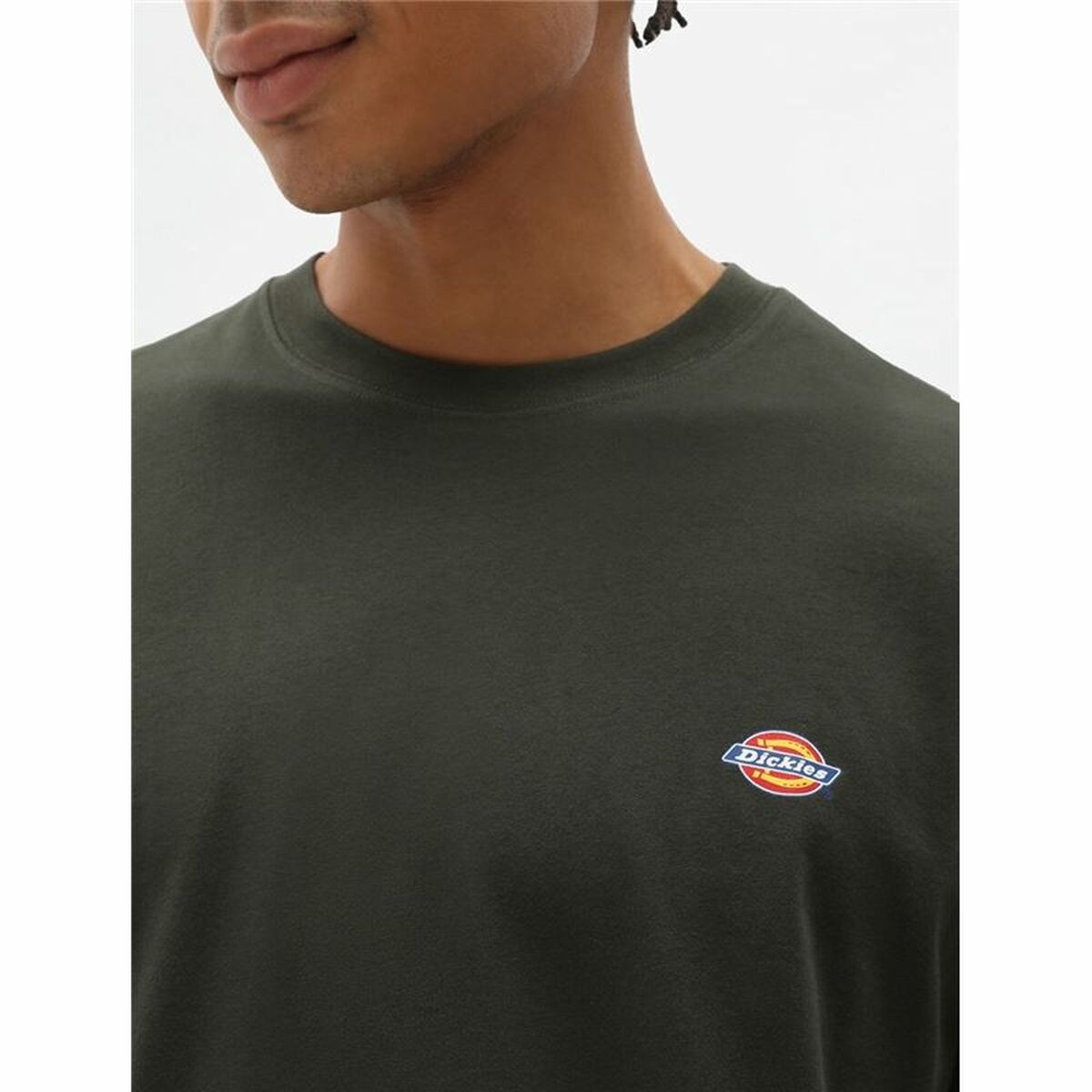Camisa de manga curta masculino Dickies Mapleton verde escuro-3