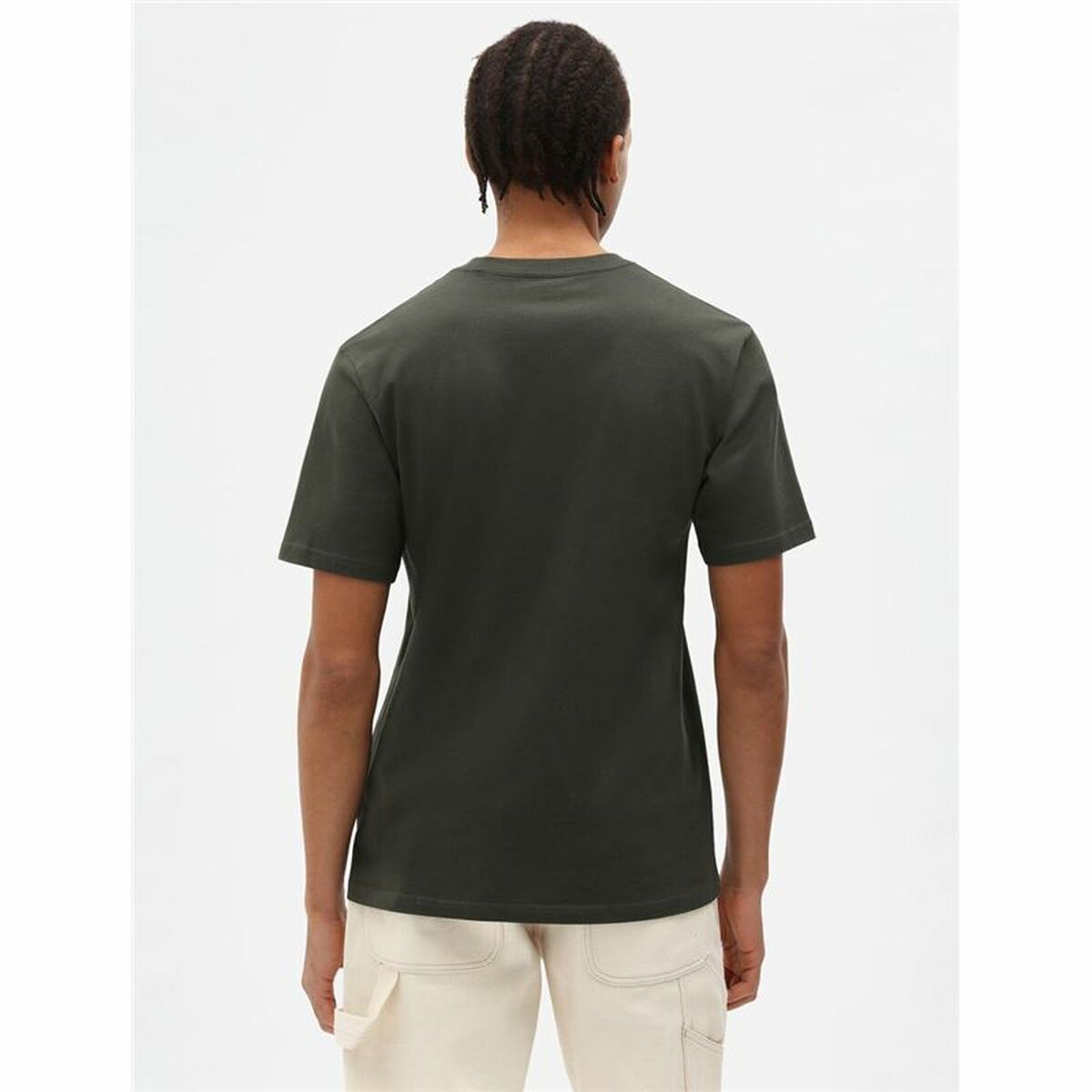 Camisa de manga curta masculino Dickies Mapleton verde escuro-4