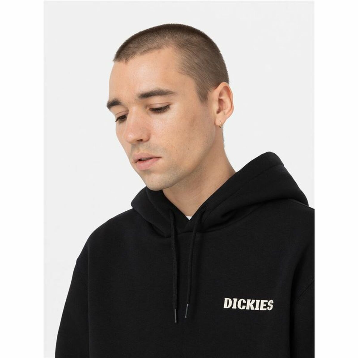 Толстовка с капюшоном мужская Dickies Hays Чёрный-4