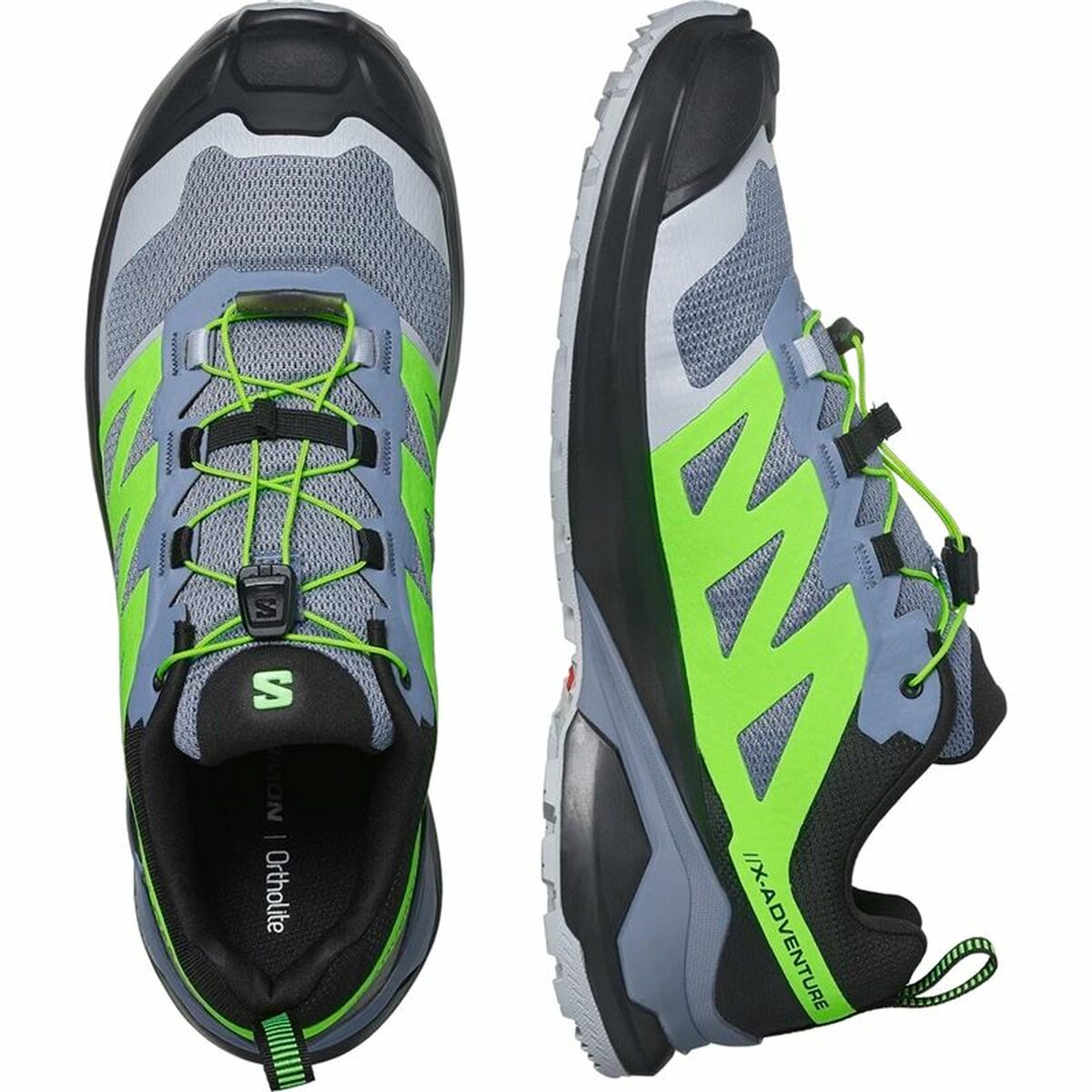 Men's Sports Sneakers Salomon X-Adventure Lime Green-2