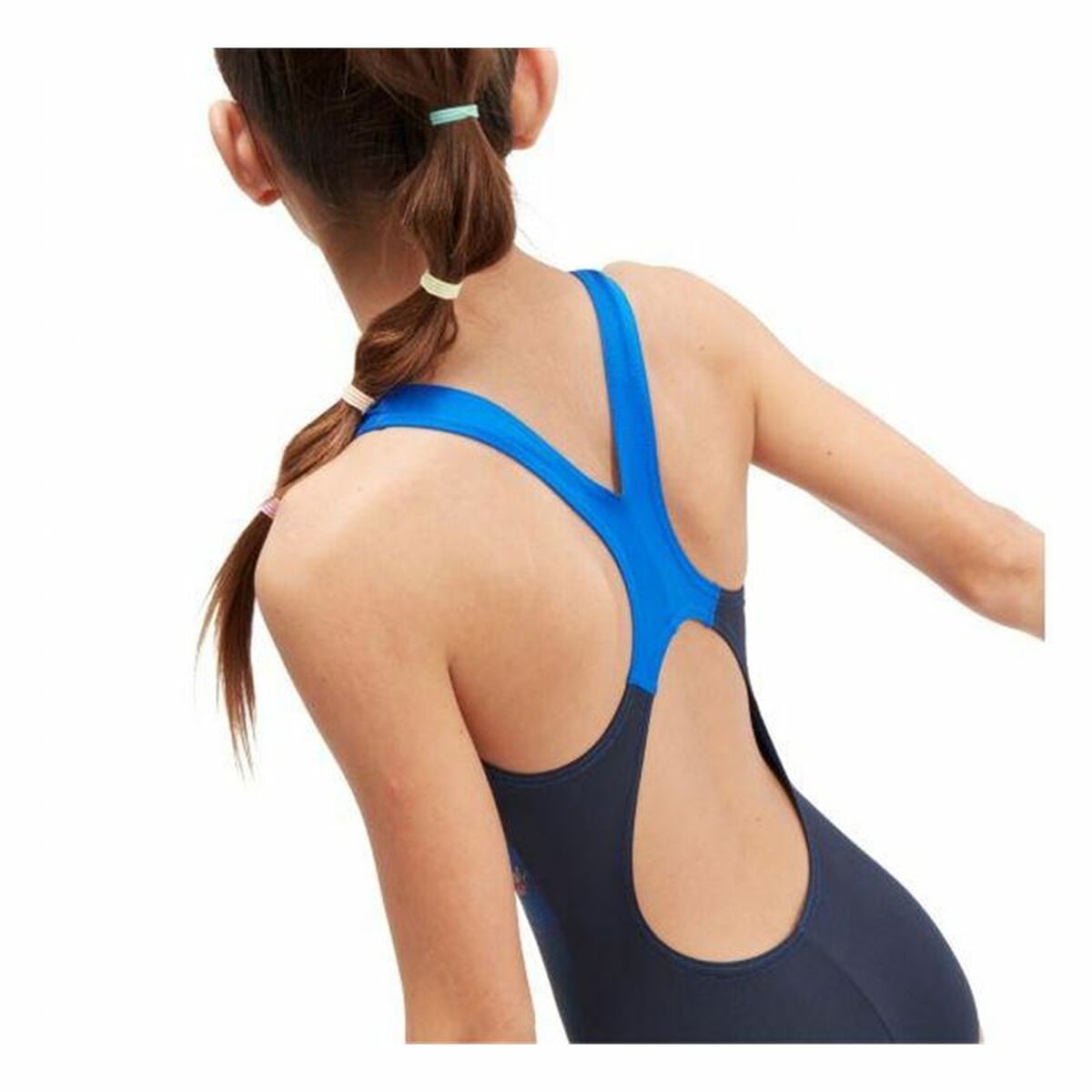 Costume da bagno per ragazze Speedo Digital Place Blu-4