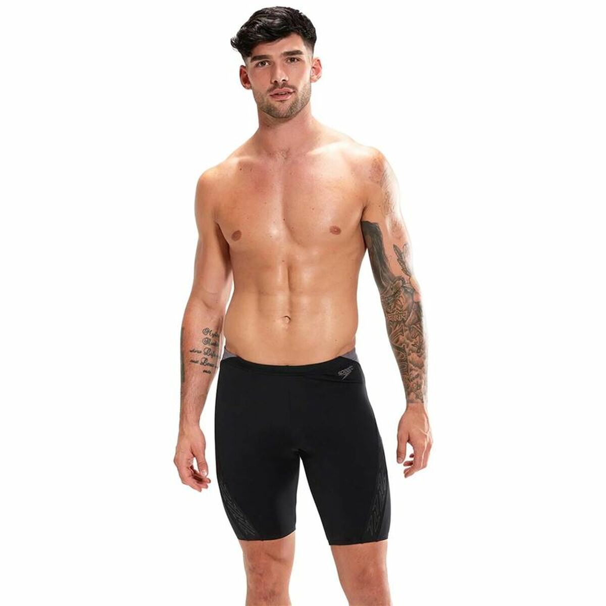 Costume da bagno maschile Speedo Hyper Boom Splice Jammer Nero-5