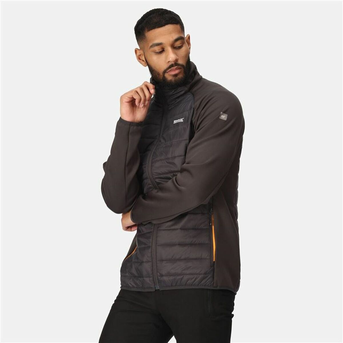 Men's Sports Jacket Regatta Clumber IV Hybrid Black-2