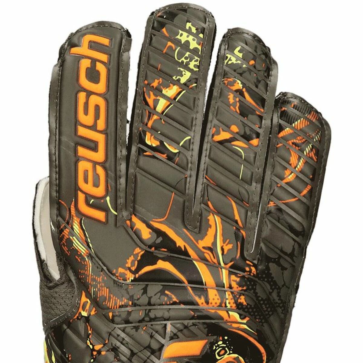 Перчатки вратаря Reusch Attrakt Solid Темно-серый взрослых-2
