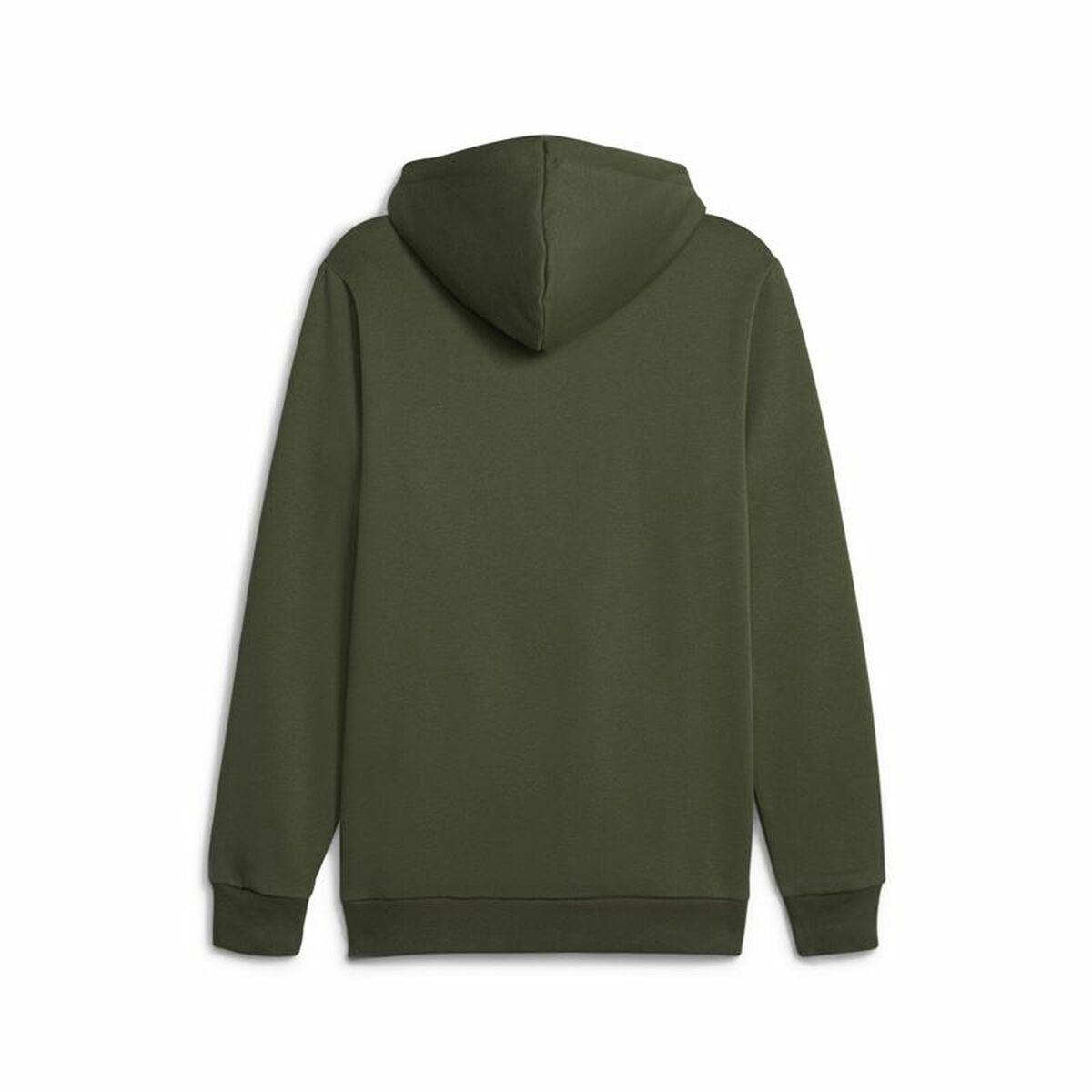 Men's Puma Ess + 2 Col Big Logo Hoodie Dark Green-2