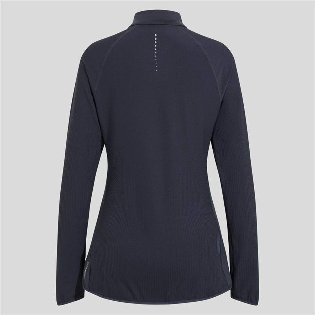Футболка с длинным рукавом унисекс Odlo 1/2 Zip Zeroweight Чёрный-6