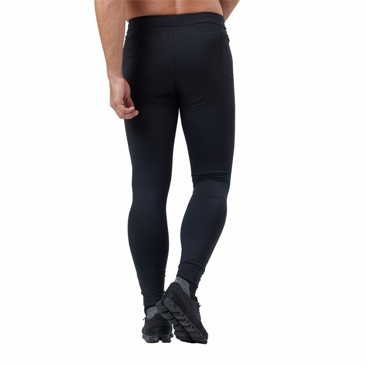 Men's Sports Tights Odlo Essential Warm Black-3