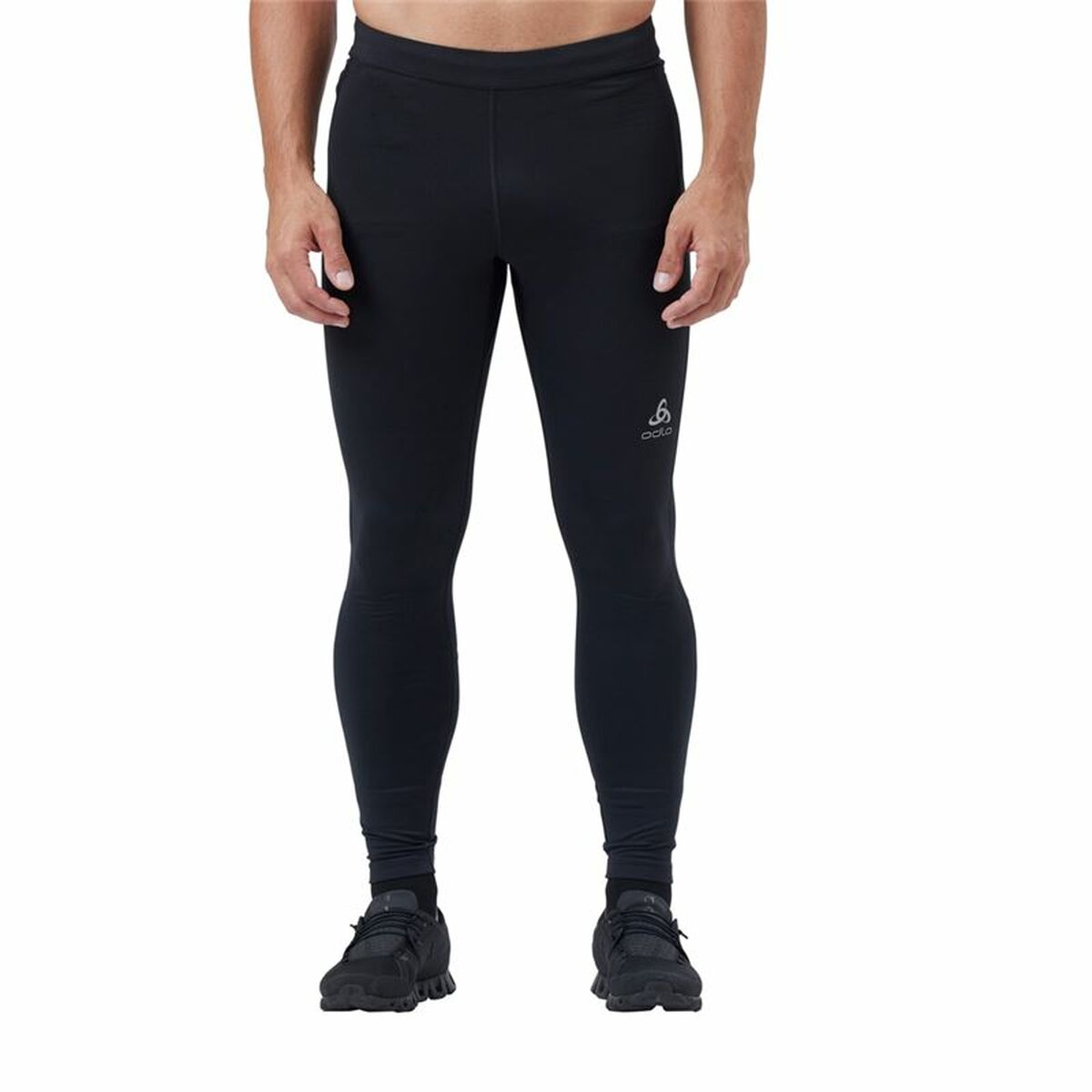 Men's Sports Tights Odlo Essential Warm Black-5