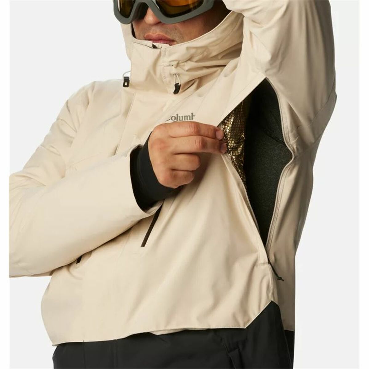 Columbia Aerial Ascender ™ Beige Men's Ski Jacket-4